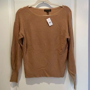 NWT Elegant Ann Taylor Beige Sweater